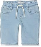 5-Pocket Jeansshorts NAME IT Jungen NKMRYAN DNMARLAN 1202 SWE Long Shorts, Blau (Light Blue Denim), (Herstellergröße: 128)