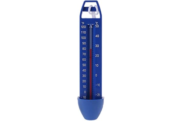 Thermomètres, température de l'eau, thermomètre Thermomètre à piscine avec brise de cordes Résistant à l'intérieur extérieur petit