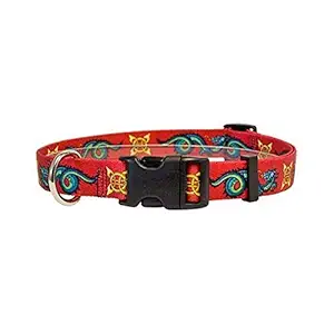 Yellow Dog Design Dragon Dog Collar Fits Neck 14 to 20