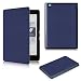 Produktbild Saingace Magnetischer Auto-Schlaf-Abdeckungs-Fall für NEUE KOBO Aura Edition 2 eReader 6 zoll + HD Schirm-schützender Film + Noten-Feder (Dunkelblau)