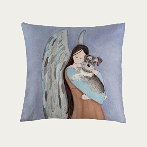 Chengbao I hold pillow pillow pets pillow cushion Schnauze pet cushion,40X40cm core,The 5. Angel Baby Schnauzer