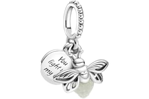 Feitery Christmas Charms et Perles pour Femme Charm Compatible avec les Bracelets et Colliers Pandora,Cadeaux de Noël