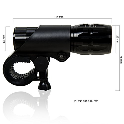 Biluso Fahrradlicht Set – LED Fahrradbeleuchtung für vorne und hinten – Wasserdichte Fahrradlampe USB-aufladbare Scheinwerfer – Geeignet für Mountainbikes , BMX und fahrrad – Batterien enthalten – Höchste Sicherheit auf der Straße - 7