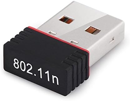 PuDax USB 2.0 Wireless N 802.11n 150 Mbps WiFi Network Adapter for PC and Mac for Perfect for your Desktop or Laptop, Plug in and Forget- No Antenna Needed