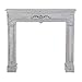 Price comparison product image DECORATION FIRE SURROUND "GROßGLOCKNER" | antique grey, 39"x41", MDF, Paulownia | country style deco mantlepiece