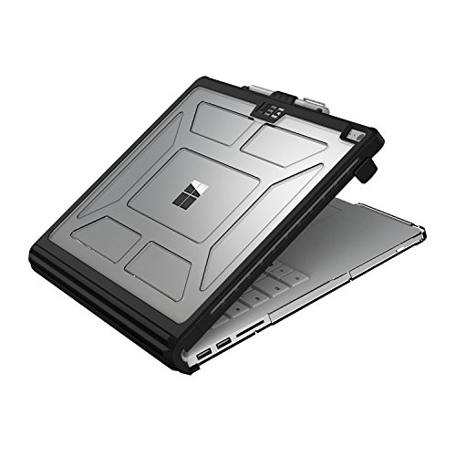 Urban Armor Gear Hardcase für Microsoft Surface Book – transparent [Microsoft zertifiziert | Lüftungsschlitzaussparungen | Pen Halterung | Stoßfest] – SFBK-ICE - 10