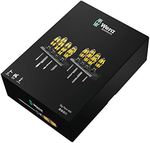 Wera Big Pack 900 Schraubendrehersatz Kraftform – Schraubmeißel und Rack, 15-er teilig, 05133285001 - 3