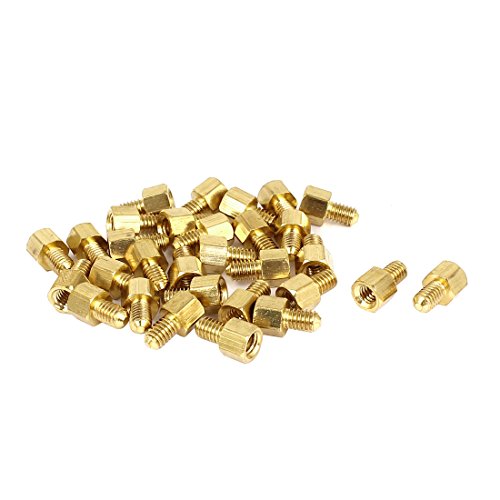 sourcingmap® 30 Stück M4 5mm+6mm Männlich Weiblich Schraube Grundplatte Abstandshalter Sechskant- Abstandshalter