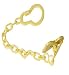 Vale® Baby Infant Dummy Soother Pacifier Chain Clip Holder Toddler Gift-Yellow