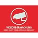 Produktbild ABUS Warnaufkleber Videoüberwachung AU1320 19125