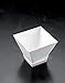 Produktbild 25 Fingerfood – Schale "Pagoda" | 120 ml | weiß | 60 x 60 x 52 mm | weißes Polystyrol | Fingerfood-Schalen | Einwegbecher | als Mehrwegbecher verwendbar| Dipschalen | Soßenbecher | Dessertschale | ideal für Geburtstag, Grillabend, Party, Hochzeit ...