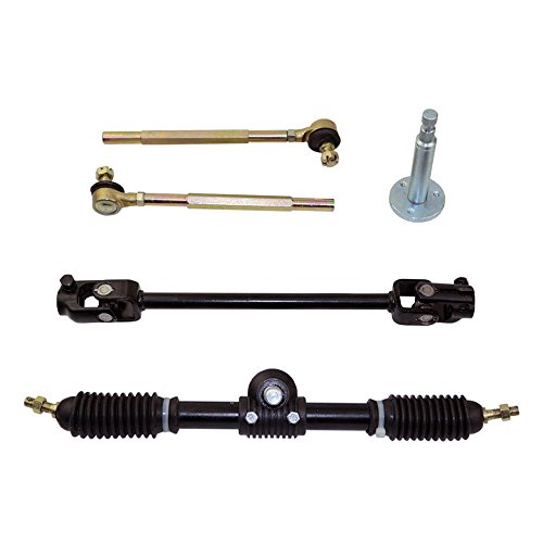 Go kart 110 cc volante Tie rod rack regolabile gambo pacchetto New