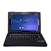 Produktbild MoKo Sony Xperia Z2 Hülle Case - Drahtlose Bluetooth-Tastatur QWERTY Cover für Sony Xperia Tablet Z2 10.1-Zoll, SCHWARZ