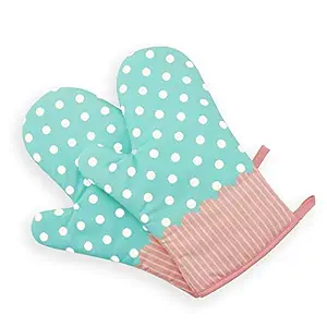 Generic Blue: Ttlife 1Pc Microwave Mitt Insulated Oven Heat Resistant Glove Oven Pot Holder Kitchen Baking BBQ Cooking Non-Slip