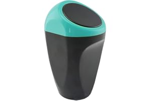 PIREUNTHERA Auto Car Trash Rubbish Can Multifunctional Portable Trash Can Bin Mini Dust Bin for Office Desktop Car Van Lorry Home Office Vehicle