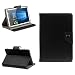 Produktbild na-commerce Tablet Schutzhülle Tasche 10-10.1 Zoll Hochwertiges Kunstleder Hülle Standfunktion Cover Universal Case Etui Magnetverschluss von NAmobile, Farben:Schwarz