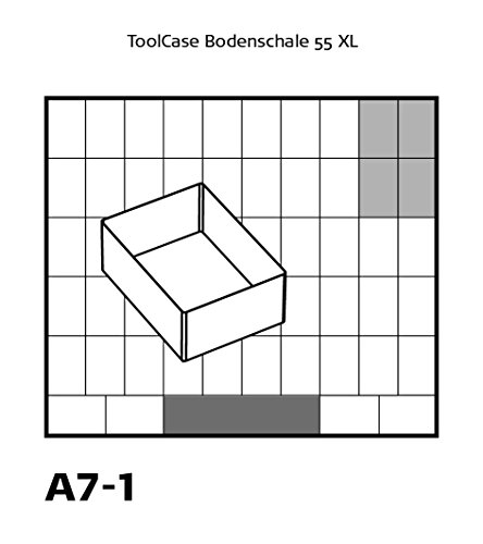 raaco Einsatzset, Ordnungssysteme, Typ 55 A: 4xA7-1, transparent, 136471 - 10