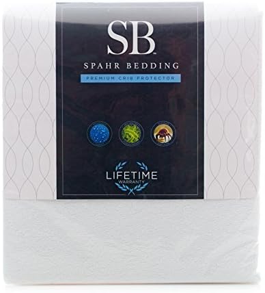 Spahr Bedding Hypoallergenic Crib Terry Cotton Bedding Mattress Protector