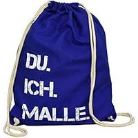 Rucksack Turnbeutel Baumwollrucksack Mallorca DU. ICH. MALLE.