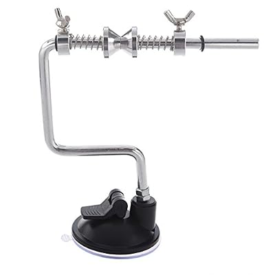 SODIAL(R)Portable Bobineuse?pour fil de peche systeme de bobine en aluminium et caoutchouc