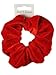 Red Velvet Feel Medium Sized Hair Scrunchie Bobble Elastic Hair Band