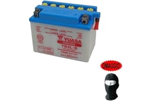 FARBROTHERSONLINE COMPATIBILE CON MBK CW Booster Spirit 50 1996-2000 BATTERIA YUASA YB4L-B 12V/4AH BATTERIE PER MOTO SCOOTER SPECIFICA OTTIMA QUALITÀ COMPLETA E GIA' PRONTA