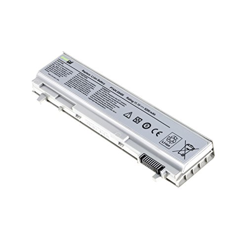 Green Cell® PRO Serie PT434 W1193 4M529 Laptop Akku für Dell Latitude E6400 E6410 E6500 E6510 (Original Samsung SDI Zellen, 6 Zellen, 5200mAh, Silber) - 3