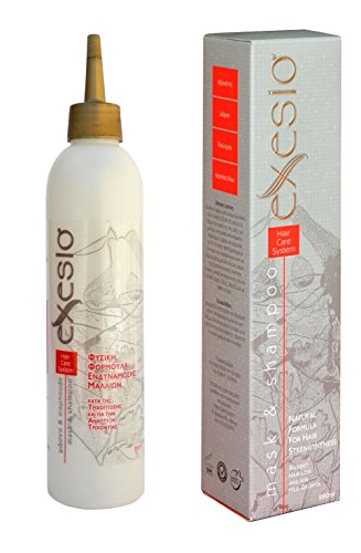 Exesio Shampoo/Hair tonic for hair loss, promotes hair growth. Clinically tested and proven. Natural Botanical extracts. Hair loss treatment for men and women. Suitable for all types of hair types. 280ml