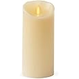 Luminara Indoor Ivory Pillar Candle Flameless Candle 8.89cm by 17.78cm. LED Candle, Battery Powered Candles. Flameless Candles. Battery Operated Candles. Candle Home Decor.