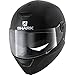 Produktbild Shark Skwal Blank Mat Led Motorradhelm, Farbe schwarzmatt, Größe XS(53/54)