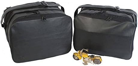 m4b: Suitable for BMW R1200 F650 F700 F800 R1200 GS: liner bags for side cases (Vario) - cow LEATHER