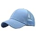 Produktbild Xmansky Sommer Sonnenhut,Pferdeschwanz unordentlich Brötchen Trucker Plain Baseball Visier Cap Unisex Hut Strandhut Outdoorhut,Sonnenschutz im Freien Reiseausrüstung