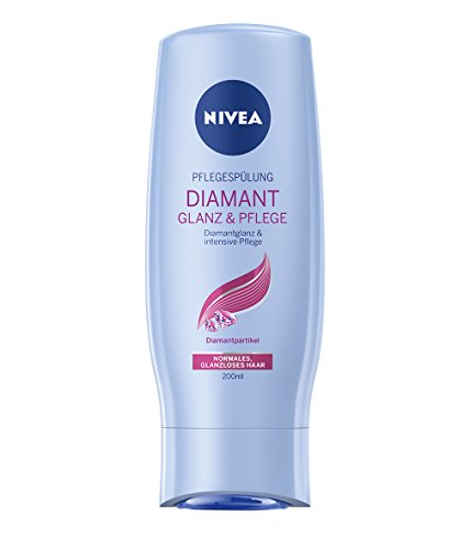 Nivea Pflegespülung Diamant, Glanz und Pflege, 4er Pack (4 x 200 ml)