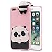 Produktbild Xshuai 3D Stylish Leichtes Gewicht langlebig Cartoon Tiere Niedlich Bare Bären Soft Silikon Hülle Für IPhone 8 Plus 5.5 (Blau / Rosa / Gelb) (Rosa)