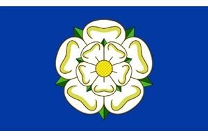 FLAGTEX Premium Quality 5Ft X 3Ft 5'X3' Flag Yorkshire Rose England English County