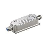 mejor amplificador de señal satelite Conexión con enchufes Hembra Wentronic 67056 - Amplificador de señal para equipos por satélite (acero inoxidable)