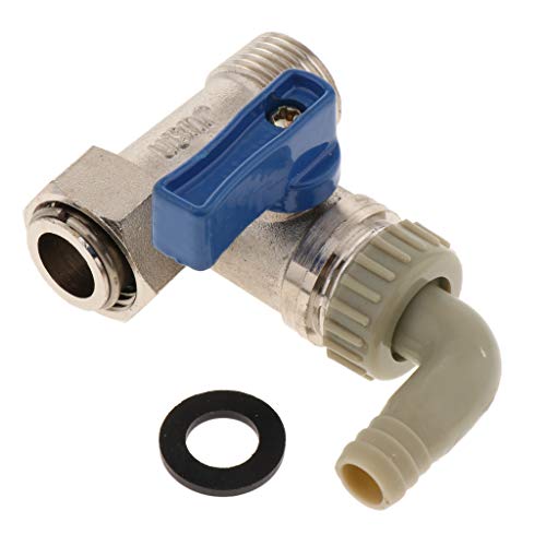 Preisvergleich Produktbild Gazechimp Ablassventil Kugelhahn mit Hebelgriff, perfekt für Garten, Industrie, Gewerbe und Haushalt, 1 / 2 Zoll Außengewinde & Schnellkupplung