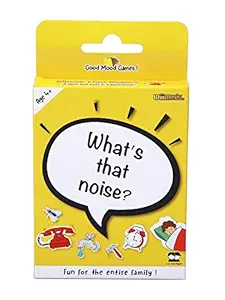 Good Mood Games What?S That Noise Card Game for Boys & Girls of 4 Years & Above, Includes 36 Cards, Best for Gifts and Return Gifts