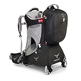 kid comfort 3 alter Abnehmbarer 11L Tagesrucksack Osprey Poco AG Kindertragerucksack zum Wandern, unisex. Mit abnehmbarem 11-Liter-Tagesrucksack - Black (O/S)