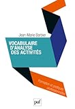 Image de Vocabulaire d'analyse des activités