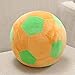 Produktbild Homieco Ausgestopft Plüsch Fußball Spielzeug Kissen Weich Berühren Umarmung Puppe Werfen Kissen for Couch, Schlafzimmer,45cm/Orange Green