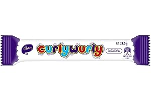 Cadbury Curly Wurly Bar from England (Pack 6 Bars) by Cadbury