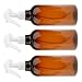 Segolike 3pcs 500ml Brown Miltifunction Plastic Mist Spray Bottle Pump Atomizer for Hairdressing Plant Watering RS.530.00