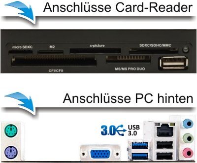 shinobee Office/Multimedia PC mit 3 Jahren Garantie! inkl. Windows8.1 – AMD Quad Core 4x1300MHz, 4GB RAM, 320GB HDD, Radeon8280D, DVD?RW, Office, USB 3.0 #4717 - 2