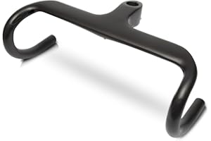 RXL SL Manillar Bici Carretera Carbono 28.6mm Enrutamiento Interno Manillar Bicicleta Carretera Carbono UD Mate Negro/Gris 400*100mm