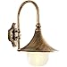 Produktbild Europäische Wasserdichte Horn Wandleuchte Outdoor Retro Villa Outdoor Flur Kreative Garten Beleuchtung Hause Tür Licht E27 Lichtquelle (Farbe : Bronze)