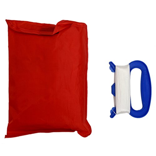 Octopus Flying Kite - TOOGOO(R) 4M Single Line Stunt Red Octopus Power Sport Flying Kite Outdoor Activity Toy