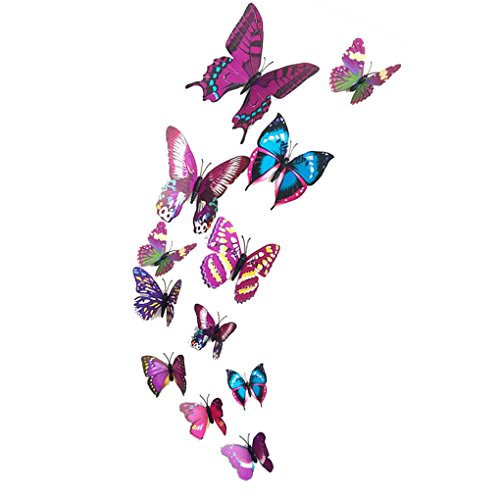 Preisvergleich Produktbild Unbekannt Coco Schmetterlings-Wand-Aufkleber K¨¹hlschrankmagnet Fotografie Props