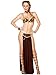 Produktbild SWISSWELL Sexy Pinzessin Leia Kostüm Damen Cosplay Slave Ladies Princess Leia Fancy Dress Adults Womens Film Costume Dessous Reizwäsche Lingerie-BH-Rock-Halsband String Set Gold 2XL