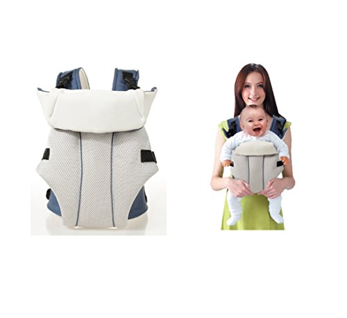Baby-Träger vorne und hinten verstellbar 4 Positionen Träger-Rucksack weich strukturiert Ergonomisch für Neugeborene, Kleinkinder & Kleinkinder von GOMNEAR - 8